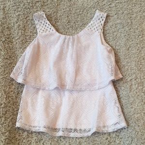 Crochet multi-tiered tank